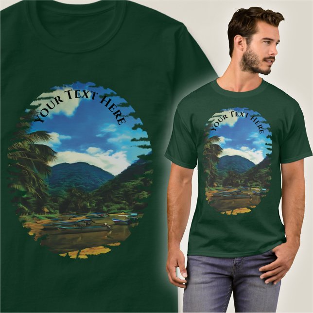 Mismaloya River Fishing Boats 0344 T Shirt (Skapare uppladdad)