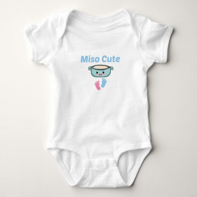Miso Cute Sushi Soppa Kawaii, baby Gift Kawaii Gif T Shirt (Framsida)