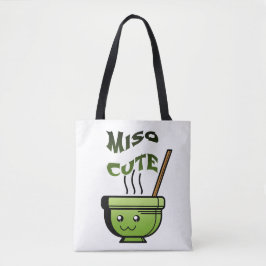 Miso Cute Vegan Humor Tygkasse