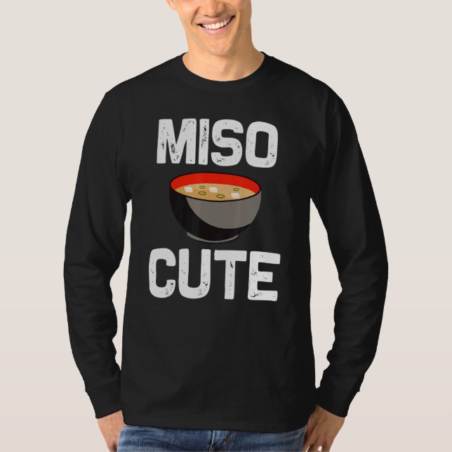 Miso Designs For Men Women Japanese Miso Soup   T Shirt (Framsida)