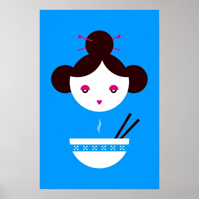 Miso flicka (anpassadets bakgrund)! poster (Framsidan)