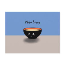 "Miso Förlåt"-apologikort (Blue/Beige)