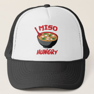 Miso Hungrig Funny Food Kawaii Keps