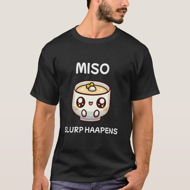 Miso japansk soppa t shirt (Framsida)