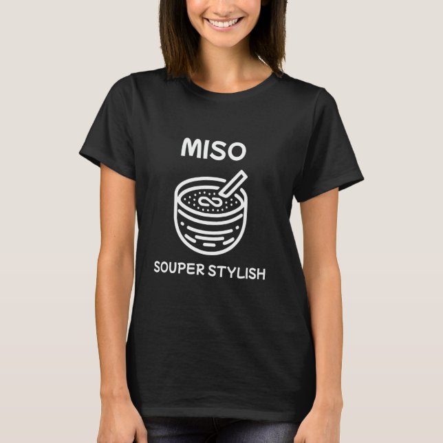 Miso japansk soppa t shirt (Framsida)