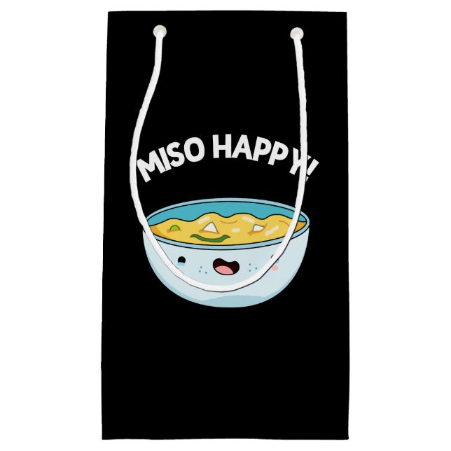 Miso Lycklig Funny Soppa Pun Mörk BG (Framsidan)