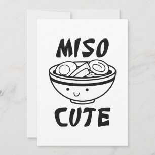 Miso Söt Tack Kort