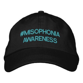 Misophonia Awareness Boll Cap - Teal Broderad Keps