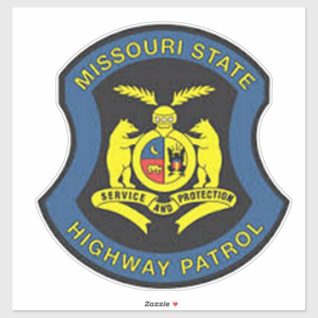 MISOURI STATE HIGHWAY PATROL KLISTERMÄRKEN (Ark)