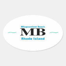 MISQUAMICUT BEACH-klistermärken (4)