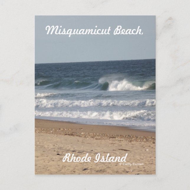 Misquamicut Beach, Rhode island Vykort (Framsida)