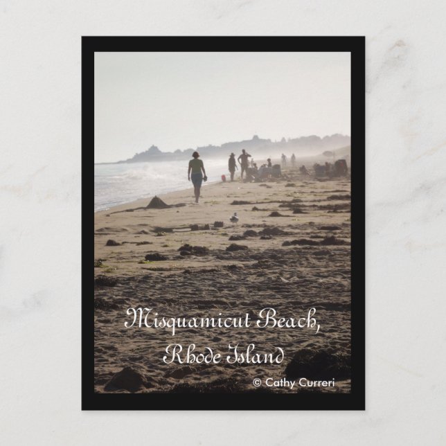 Misquamicut Beach, Rhode island Vykort (Framsida)