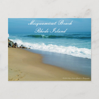 Misquamicut Beach Rhode island vykort