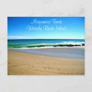 Misquamicut Beach RI-vykort Vykort