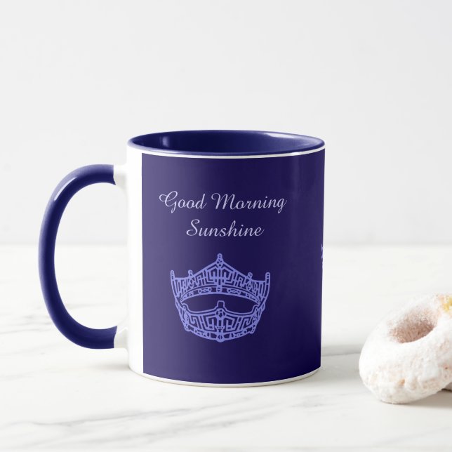 Miss America God Morgon Solsken Kronan Mugg (Med munk)
