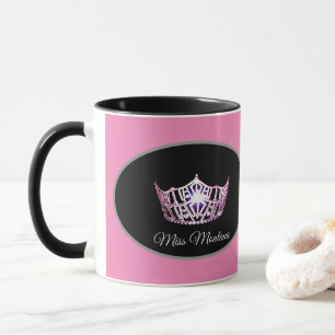 Miss America Krona Mugg