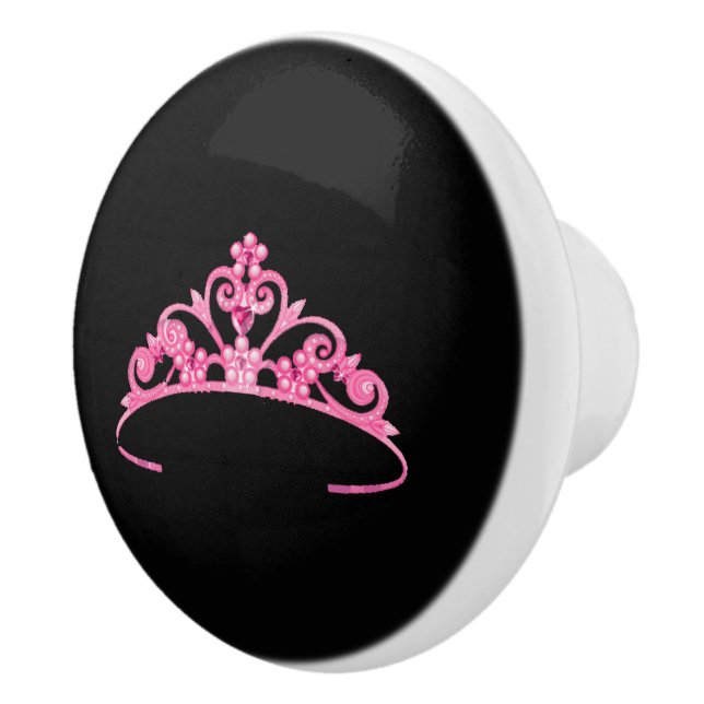 Miss America Princess Krona Ceramic Cabinet Knob Knopp (Höger)