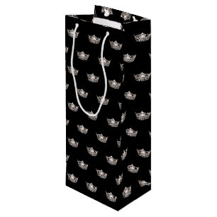 Miss America Silver Krona Gift Bag-Tall Slender