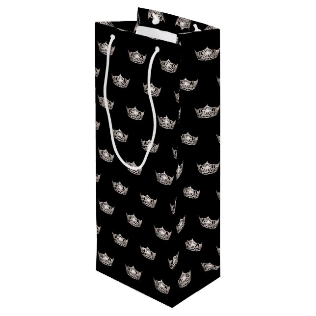 Miss America Silver Krona Gift Bag-Tall Slender (Baksidan Vinklad)