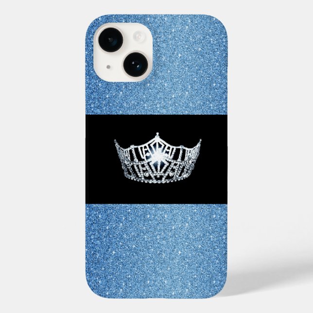 Miss America Silver Krona iPhone 14 Fodral (Baksida)