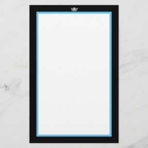 Miss America Silver Krona Stationery Papper