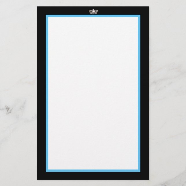 Miss America Silver Krona Stationery Papper (Framsida)