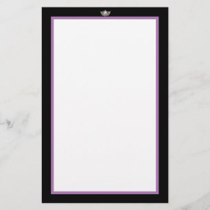 Miss America Silver Krona Stationery Papper