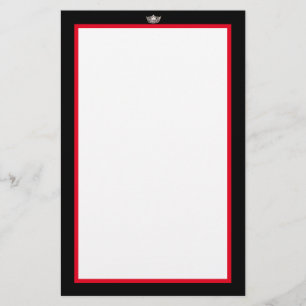 Miss America Silver Krona Stationery Papper