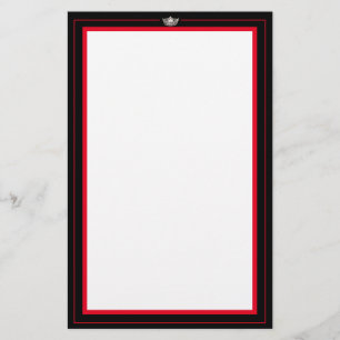 Miss America Silver Krona Stationery Papper