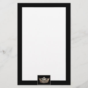 Miss America State stil Krona Stationery Brevpapper