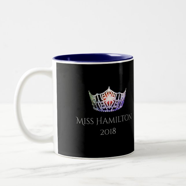 Miss America stil eget namn flera Krona Mugg (Vänster)