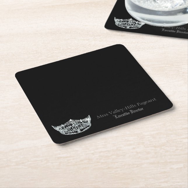Miss America stil Executive Papper Underlägg Kvadrat (Vinklad)