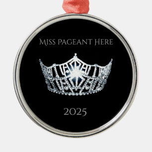 Miss America-stil Julkrona Ornament