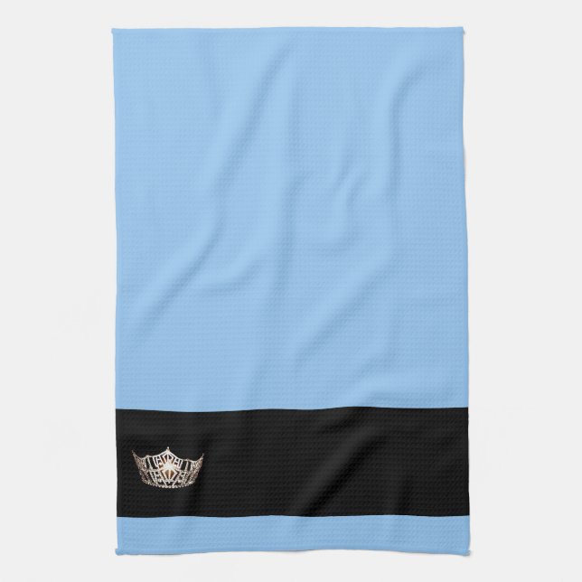 Miss America stil Krona Kitchen Towel Kökshandduk (Vertikal)