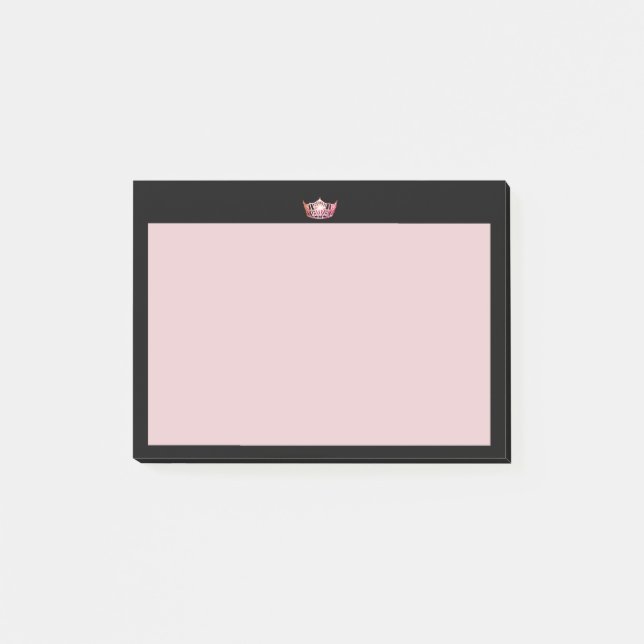 Miss America stil Krona Post-it-Notes Post-it Block (Framsida)