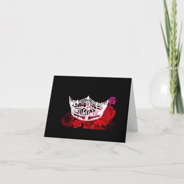 Miss America stil Note Card Kort (Framsida)