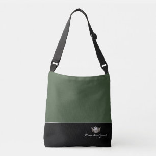 Miss America Stil Silver Krona Bag Axelväska