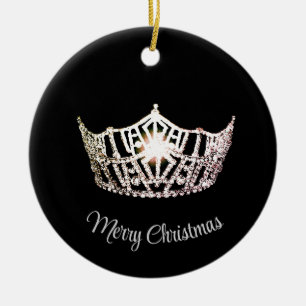 Miss America stilkrona ornament