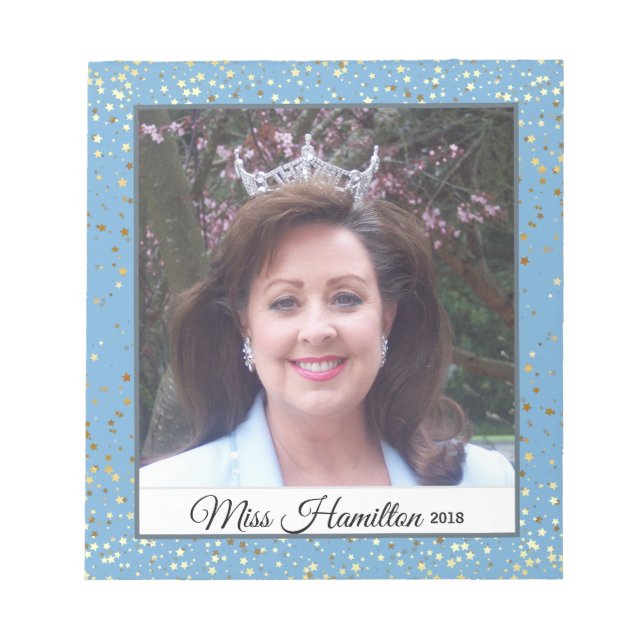 Miss America USA Rodeo Autograph Pad-Stardust Anteckningsblock (Framsida)