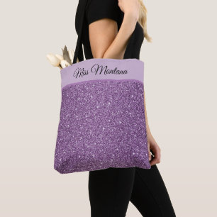 Miss America USA Skönhetstävling Faux Glitter Tote Tygkasse