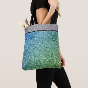 Miss America USA Skönhetstävling Faux Glitter Tote Tygkasse