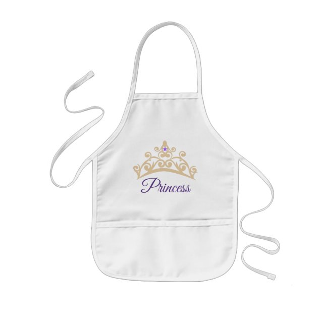 Miss America USA Tiara Princess Apron Barnförkläde (Framsidan)