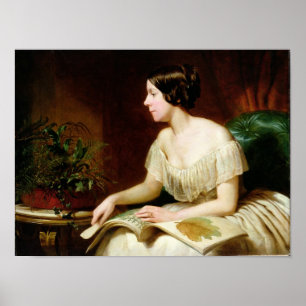 Miss Anne Pratt, berömden botanist Poster
