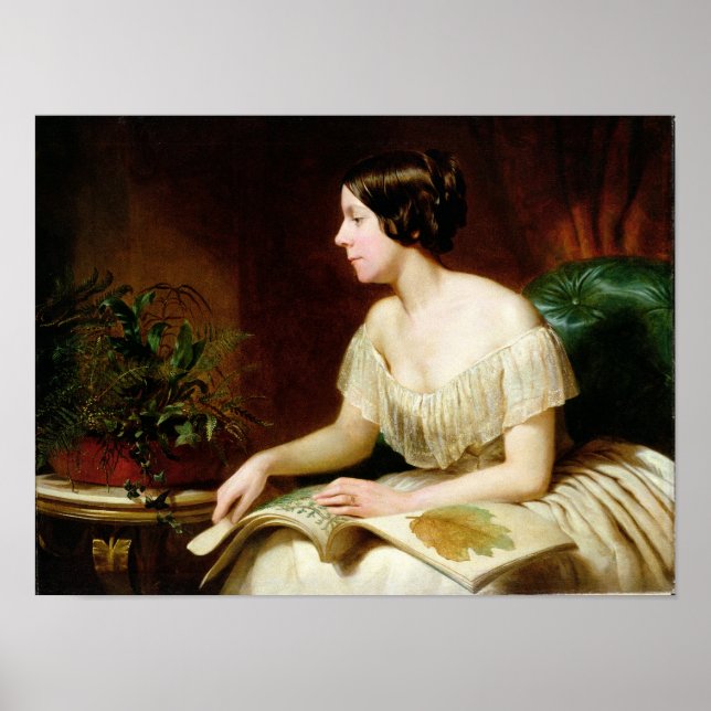 Miss Anne Pratt, berömden botanist Poster (Framsidan)