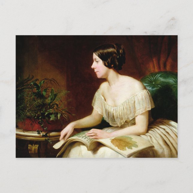 Miss Anne Pratt, berömden botanist Vykort (Framsida)