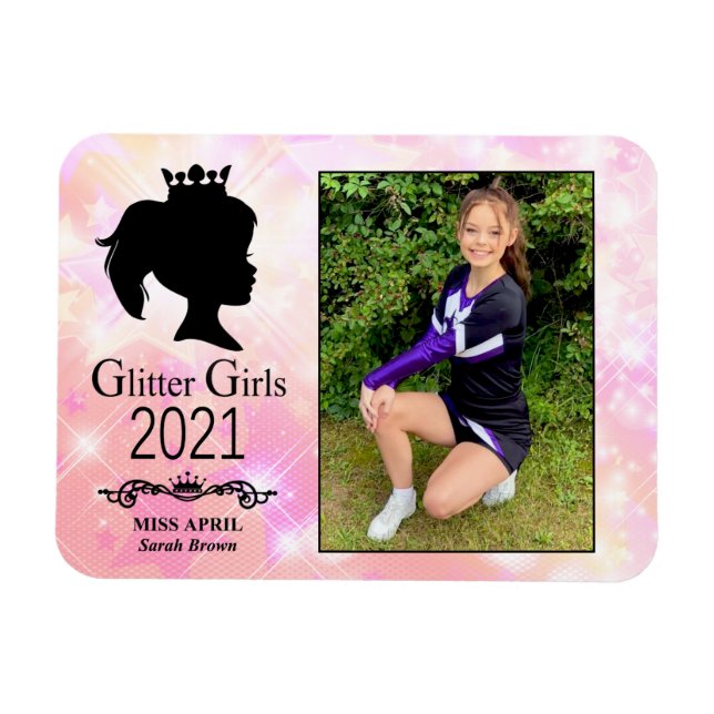 Miss April 2021 Magnet (Horisontell)