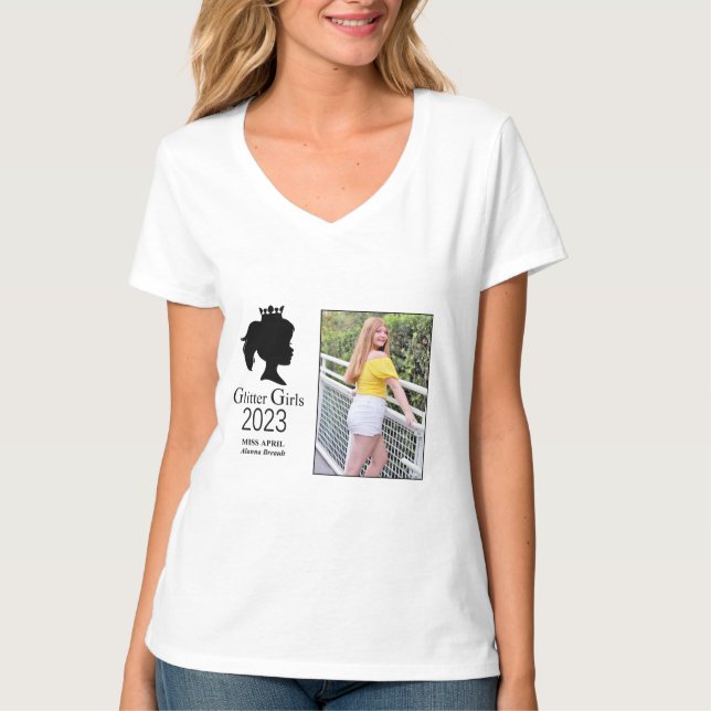 Miss April 2023 T-Shirt (Framsida)