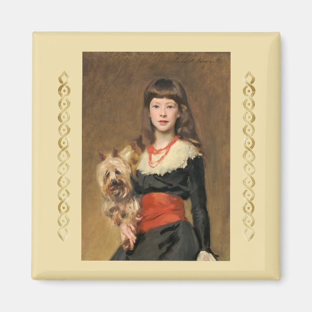 Miss Beatrice Townsend av John Singer Sargent Magnet (Framsidan)