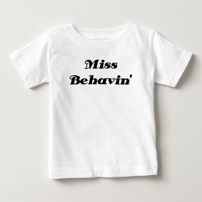 Miss Behavin'Långärmad Shirt T-shirt (Framsida)