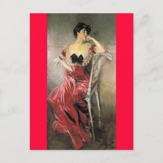 Miss Bell - Giovanni Boldini Vykort